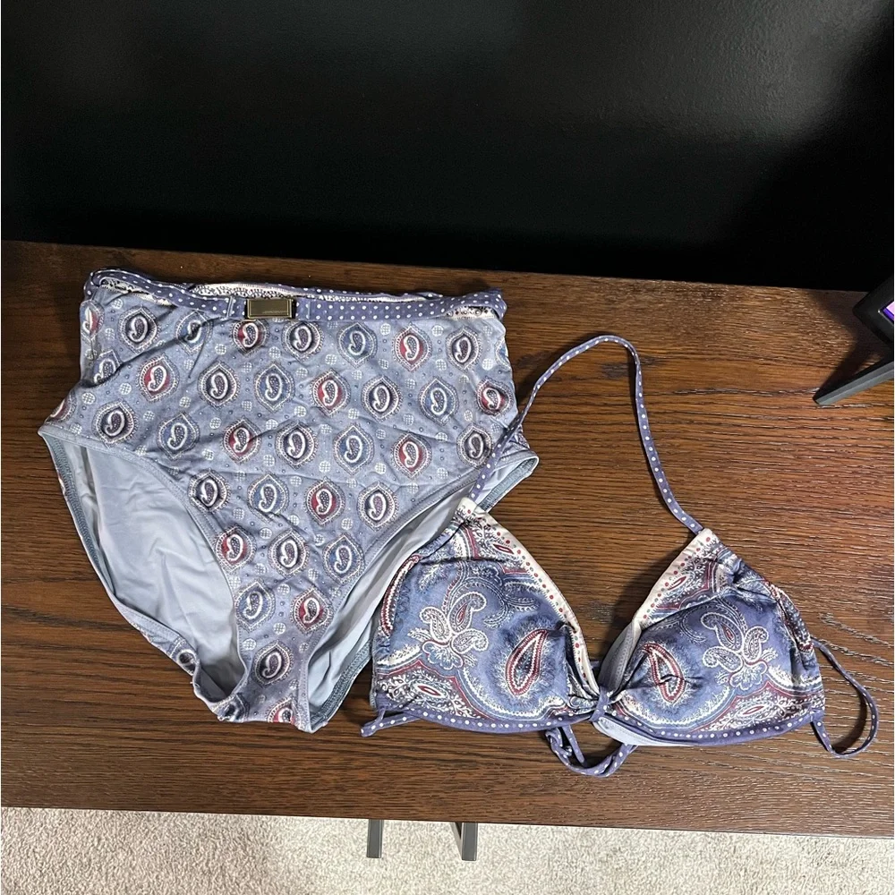 Zimmerman Paisley Vitali Halter Neck Bikini Set - Picture 2 of 5